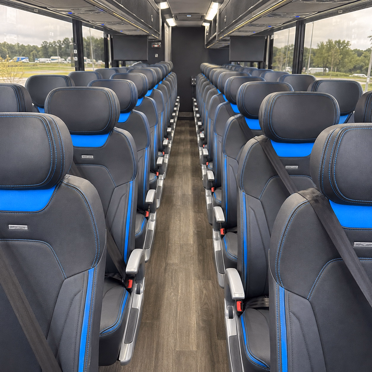 milpitas charter bus services inside